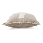 Kussenhoes linnen Ivory Cross, naturel wit met kruis – 50 x 50 cm voor bank en woonkamer