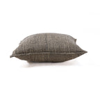 Kussenhoes linnen Bloc Party zwart naturel 50 x 50 cm voor bank of bed