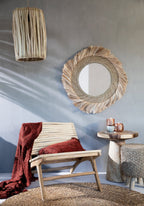 Kussenhoes katoen Oh My Gee boho kersrood 30 x 50 cm, voor woonkamer en slaapkamer