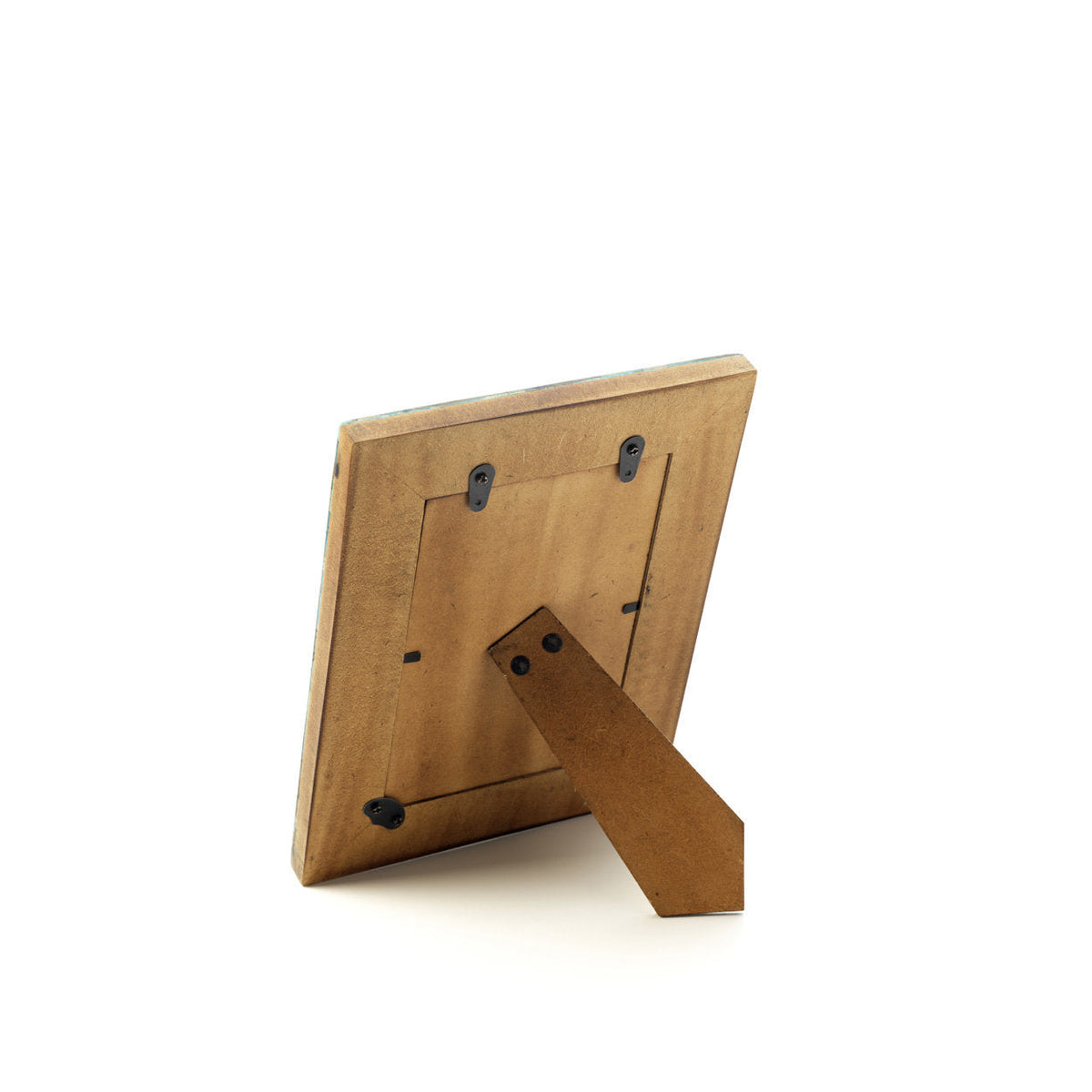 Fotolijst buffelbot mozaïek Drift Bleu turkoois, voor foto 10 x 15 cm, nachtkastje, plank of console