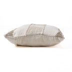 Kussenhoes linnen Linen Threads wit naturel 50 x 50 cm, handgemaakt voor bank en bed