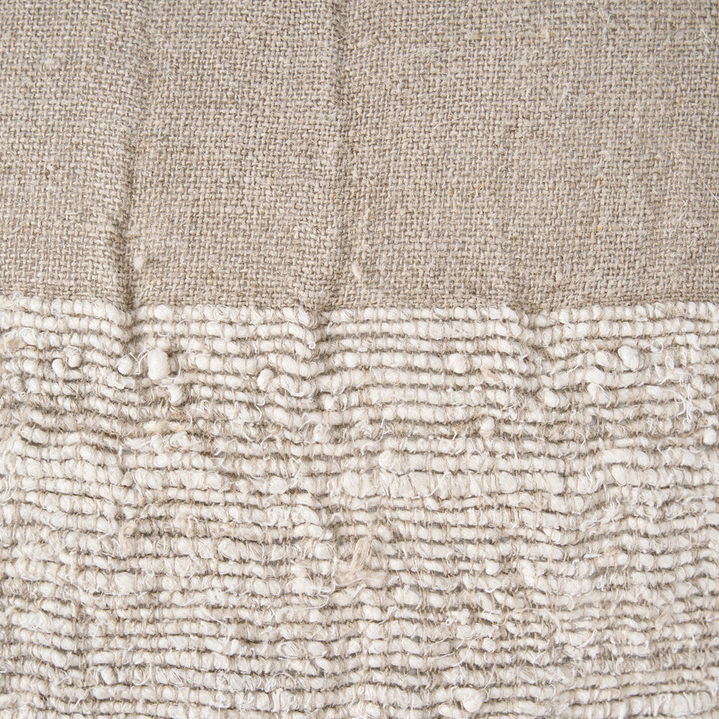 Kussenhoes linnen The Linen Edit naturel 50 x 50 cm, handgemaakt voor zithoek en slaapkamer