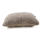 Kussenhoes linnen Linen Grain natuurlijk zwart, handgeweven met structuur – 50 x 50 cm