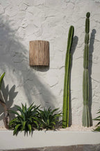 Wandlamp sisal Kohei naturel – 15 x 40 x 50 cm, voor hal, slaapkamer en woonkamer