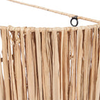 Wandlamp sisal Kohei naturel – 15 x 40 x 50 cm, voor hal, slaapkamer en woonkamer