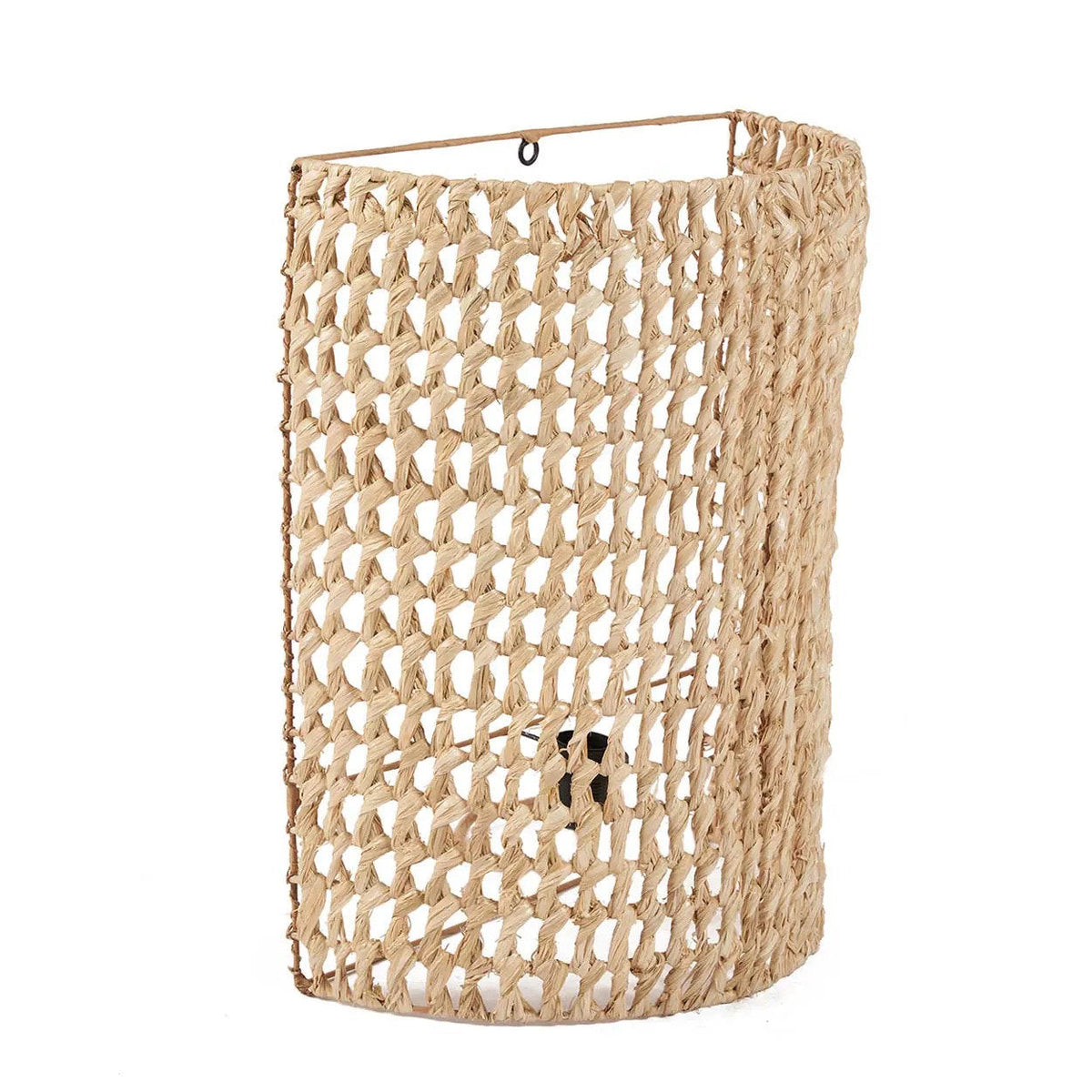 Wandlamp sisal SiriKit naturel – 21 x 40 x 50 cm, voor slaapkamer, woonkamer en leeshoek