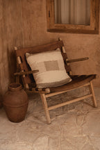 Vaas terracotta Amphora Rustica, handgevormd, terracotta kleur, 25 x 25 x 40 cm, woonkamer