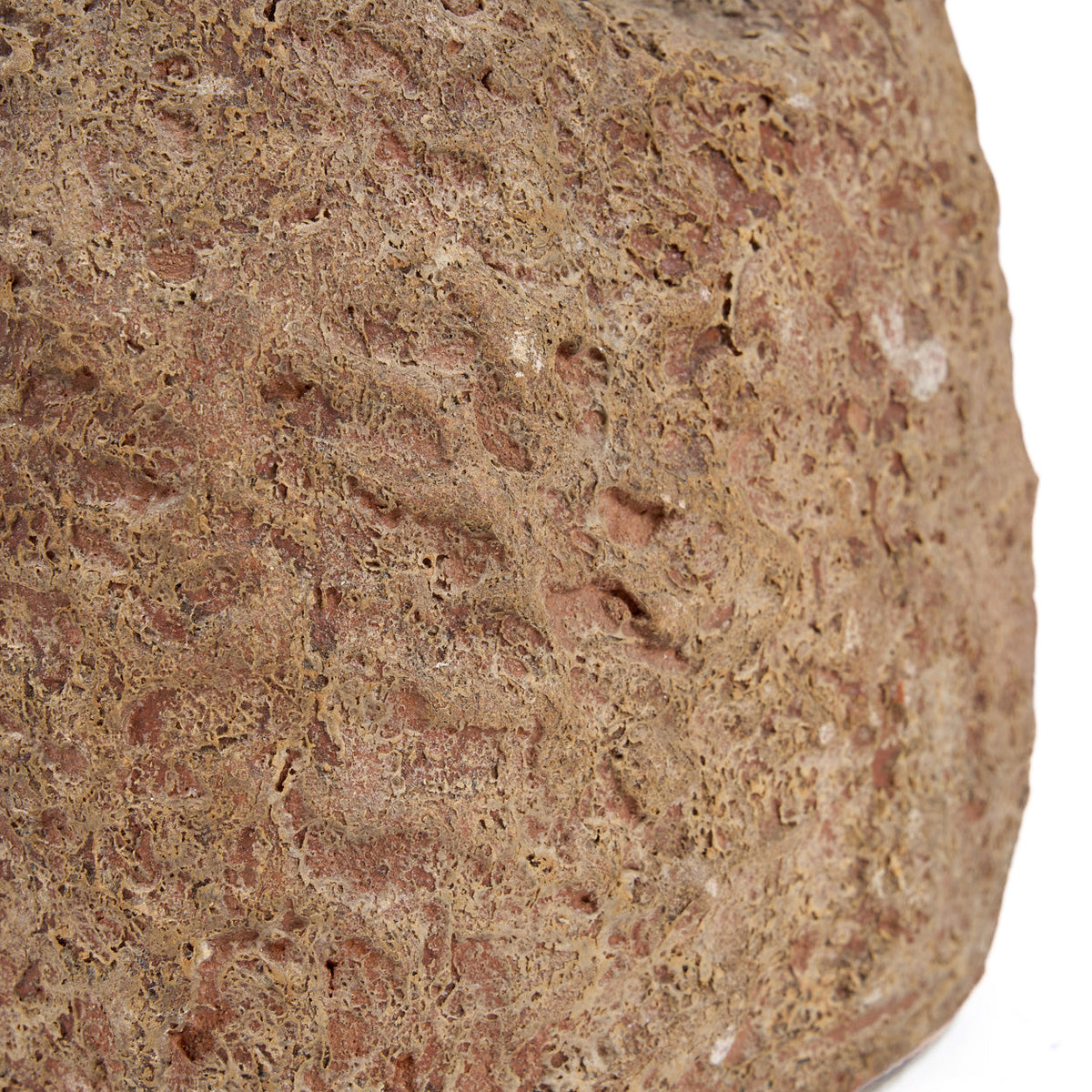 Kandelaar terracotta bruin voor twee kaarsen, handafgewerkt – 20 x 15 x 28 cm