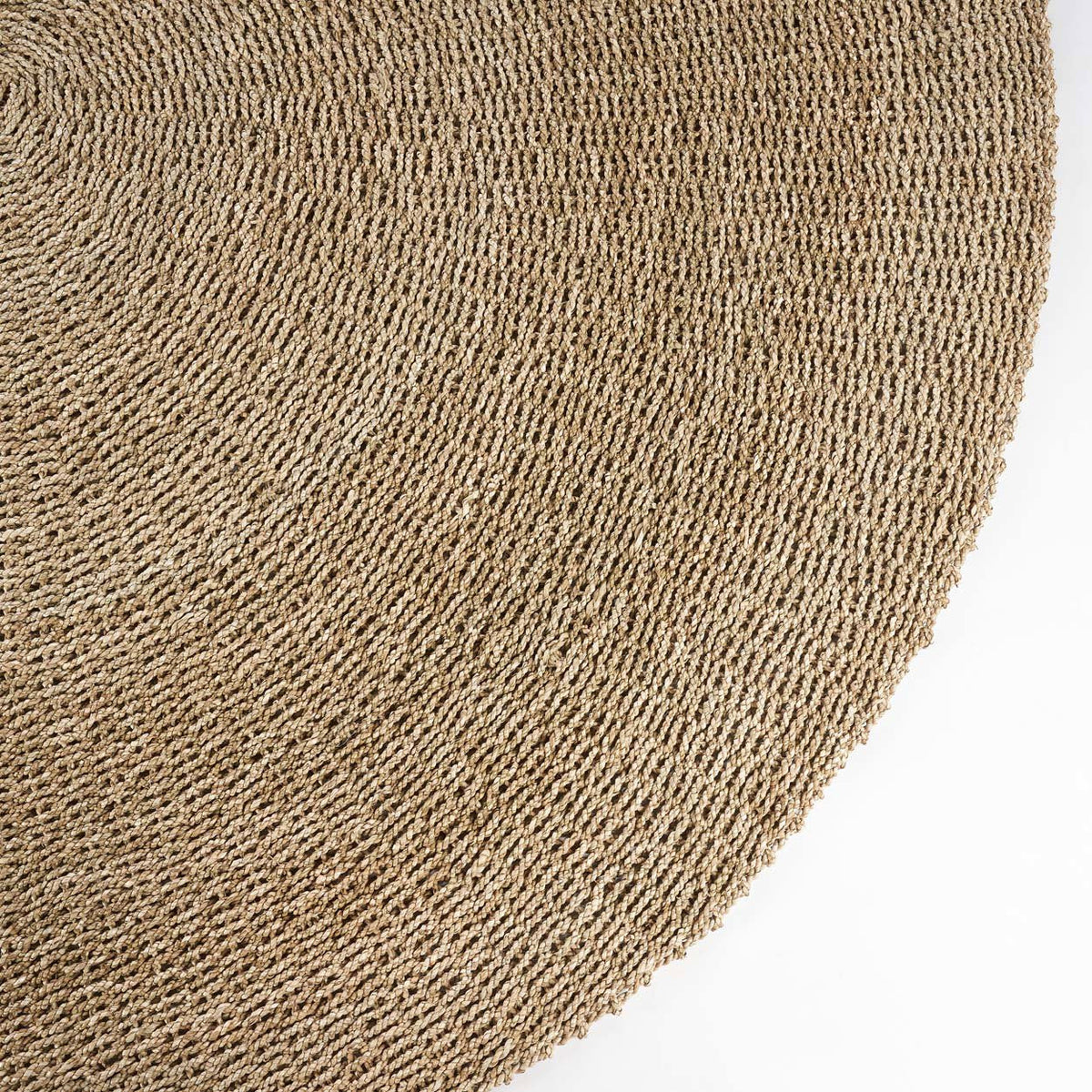 Vloerkleed rond sisal handgeweven naturel Ø 200 cm voor woonkamer