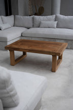 Salontafel gerecycled teakhout naturel 110 x 70 x 40 cm, voor de woonkamer