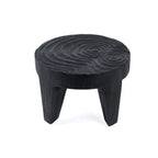 Salontafel suarhout massief Madero zwart 61 x 61 x 40 cm voor woonkamer