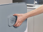 Prullenbak Totem Max Sky blauw 60 L, 2 compartimenten van 30 L voor afvalscheiding