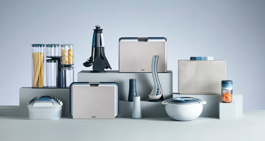 Prullenbak Totem Max Sky blauw 60 L, 2 compartimenten van 30 L voor afvalscheiding