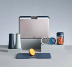 Prullenbak Totem Max Sky blauw 60 L, 2 compartimenten van 30 L voor afvalscheiding