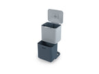 Prullenbak Totem Max Sky blauw 60 L, 2 compartimenten van 30 L voor afvalscheiding