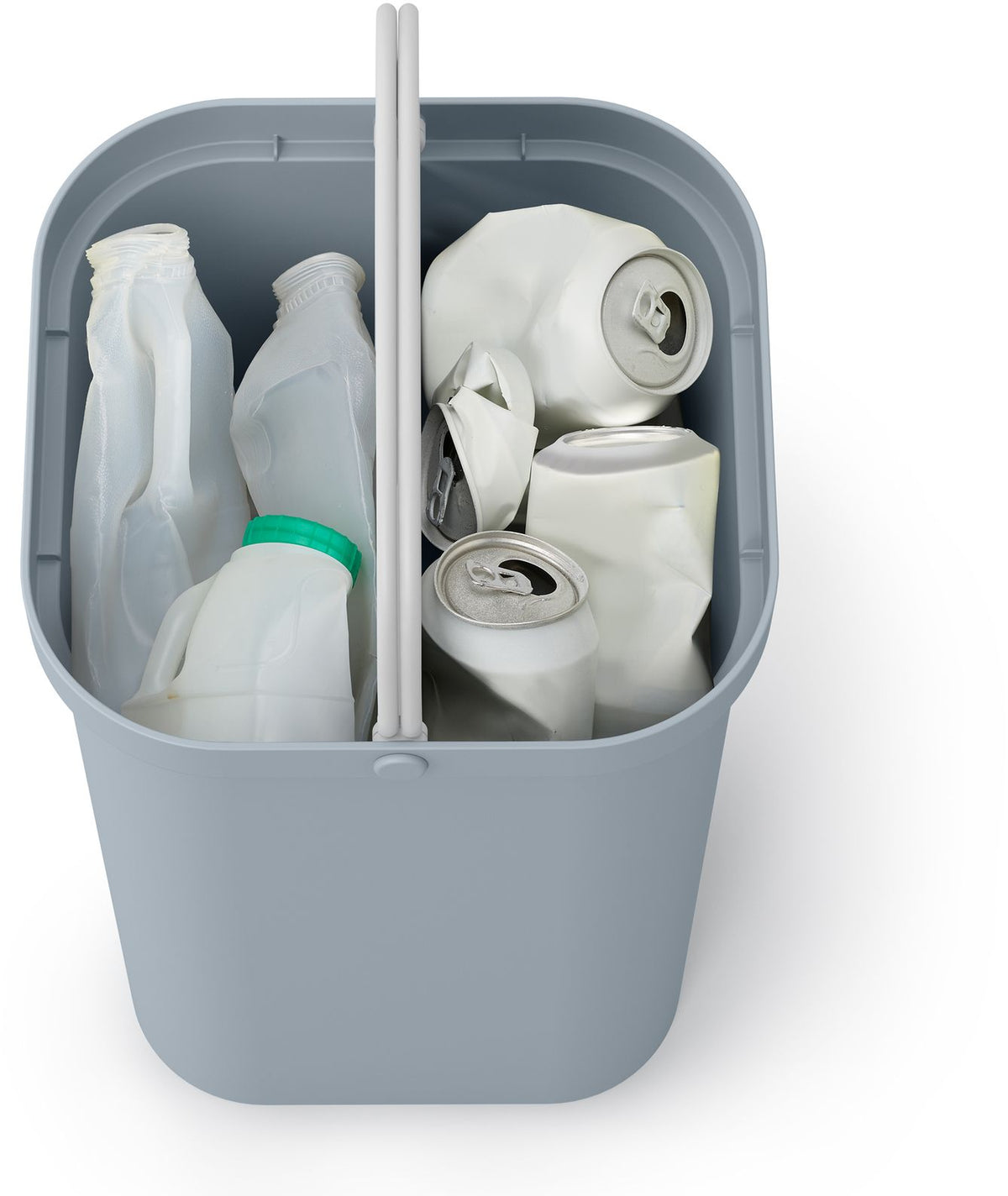 Recycleprullenbak GoRecycle blauw 2 x 7 L (14 L) met dubbel compartiment voor de keuken