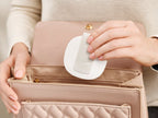 Make-up organiser met handspiegel Viva Make Me Up, grijs, set van 2 voor kwasten, mascara en palettes