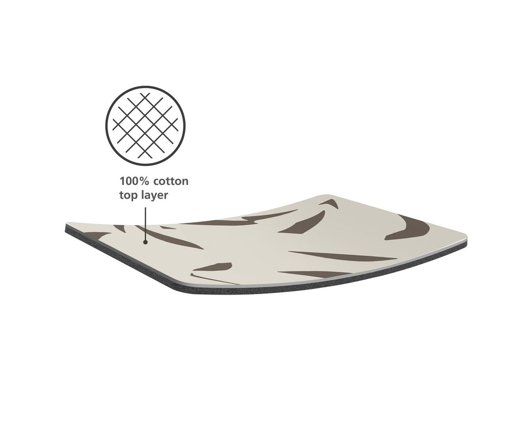 Strijkplankhoes katoen Glide Max ecru Scatter 135 x 45 cm, voor Glide Max strijkplanken