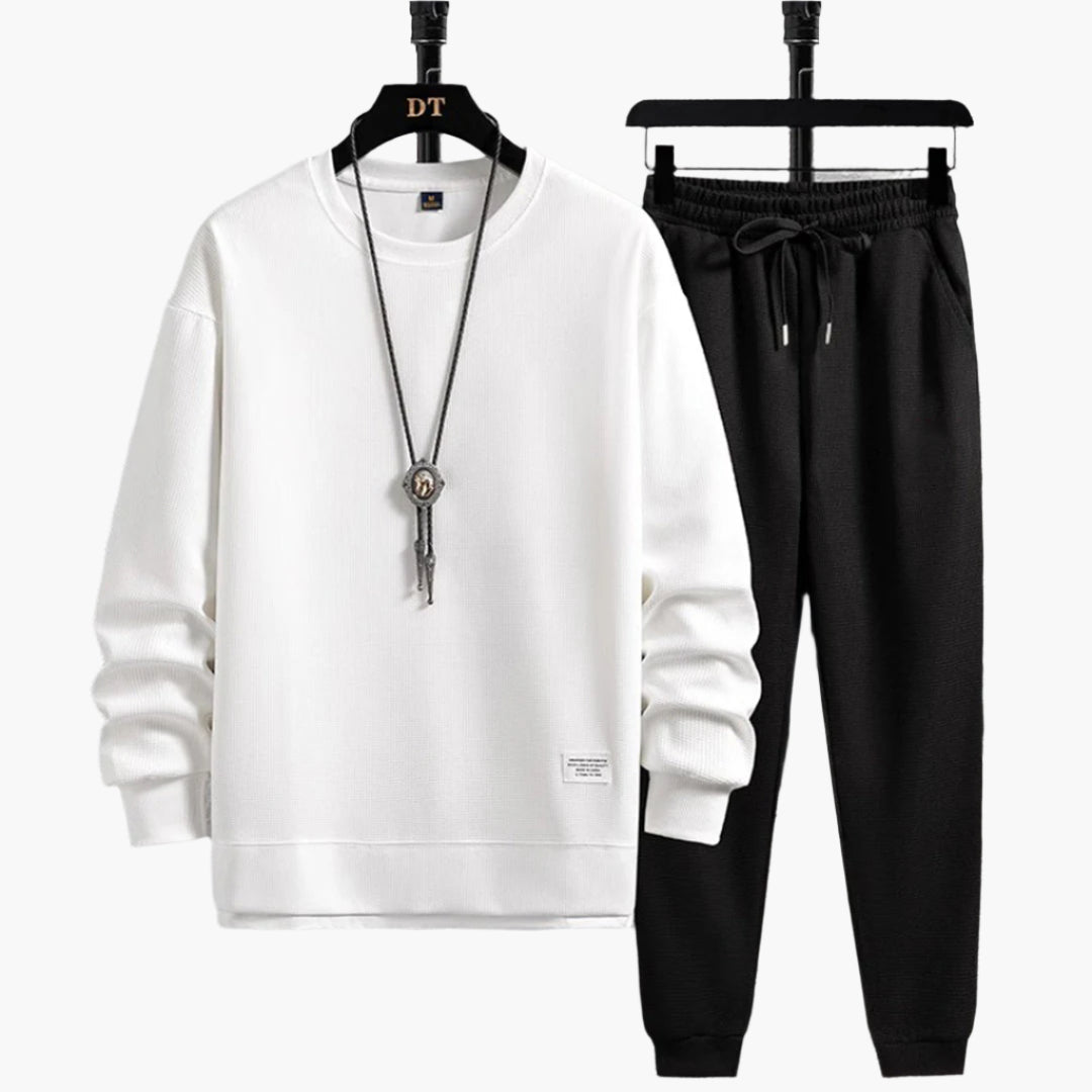 Men's Jogging Suit Set – Modern Casual Outfit with Sweater and Pants, Comfort for Everyday & Relaxation
