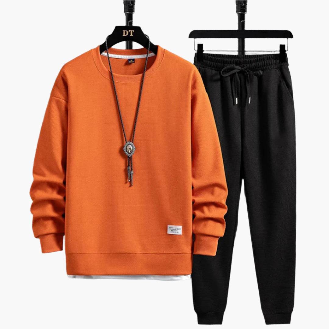 Men's Jogging Suit Set – Modern Casual Outfit with Sweater and Pants, Comfort for Everyday & Relaxation