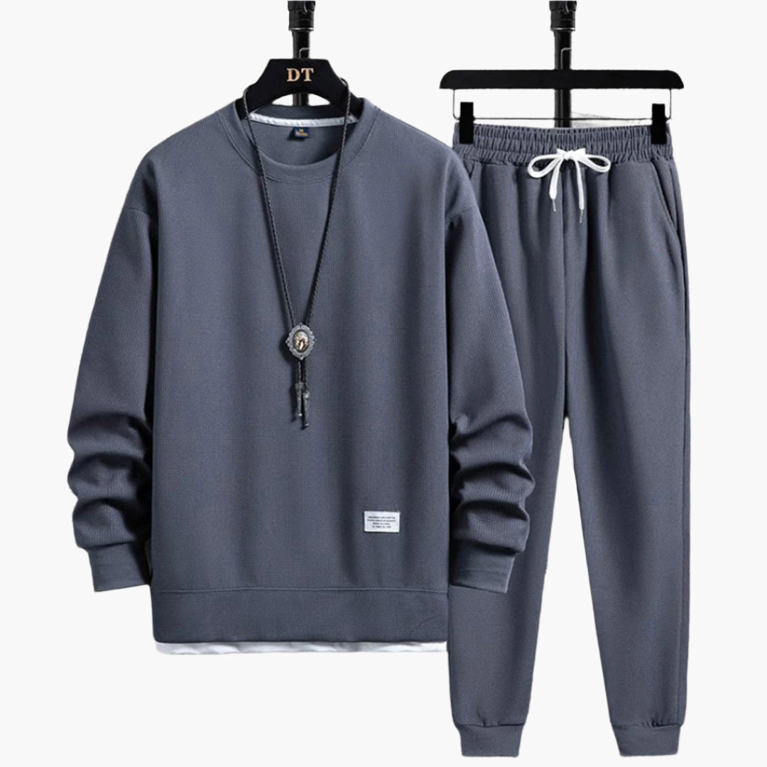 Men's Jogging Suit Set – Modern Casual Outfit with Sweater and Pants, Comfort for Everyday & Relaxation