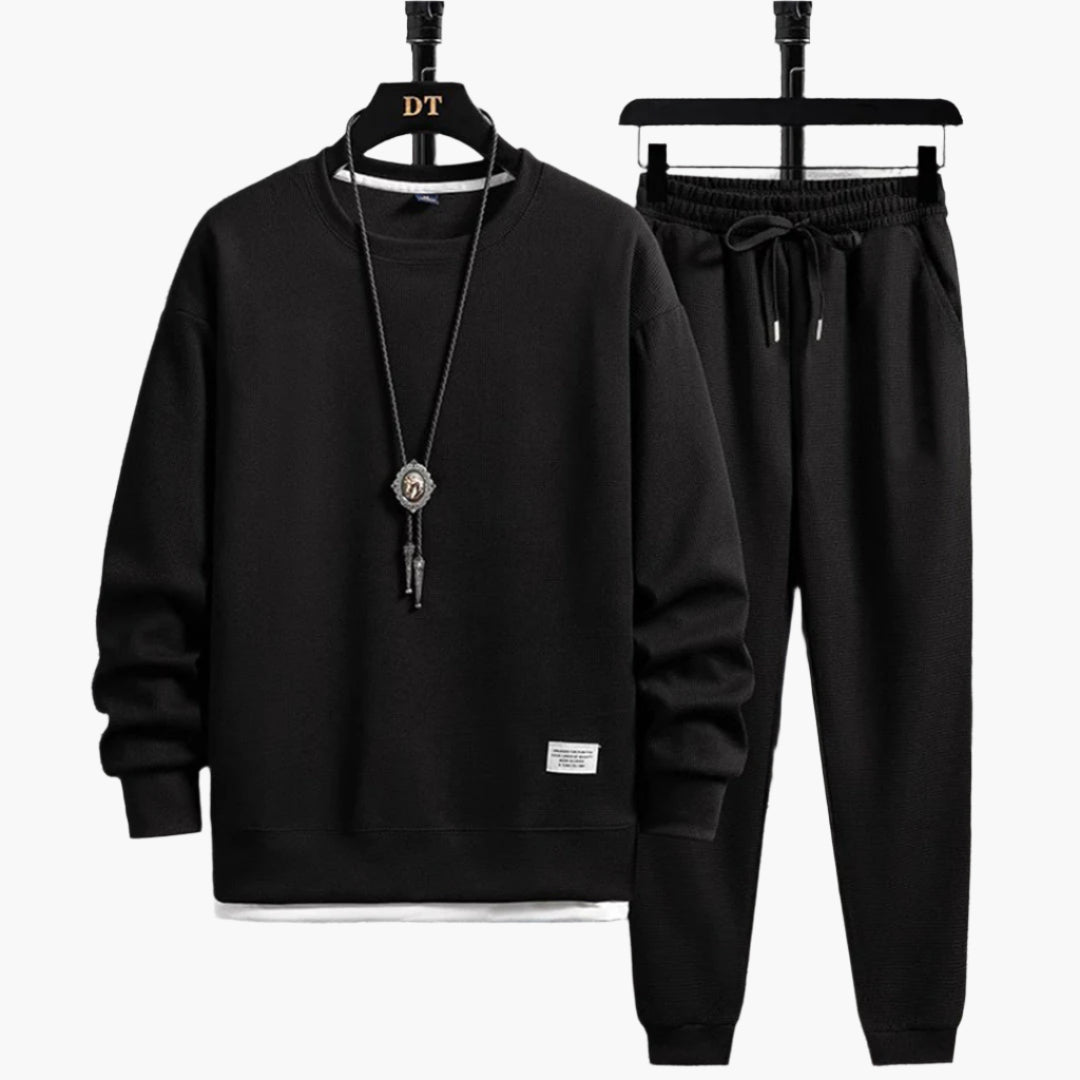 Men's Jogging Suit Set – Modern Casual Outfit with Sweater and Pants, Comfort for Everyday & Relaxation