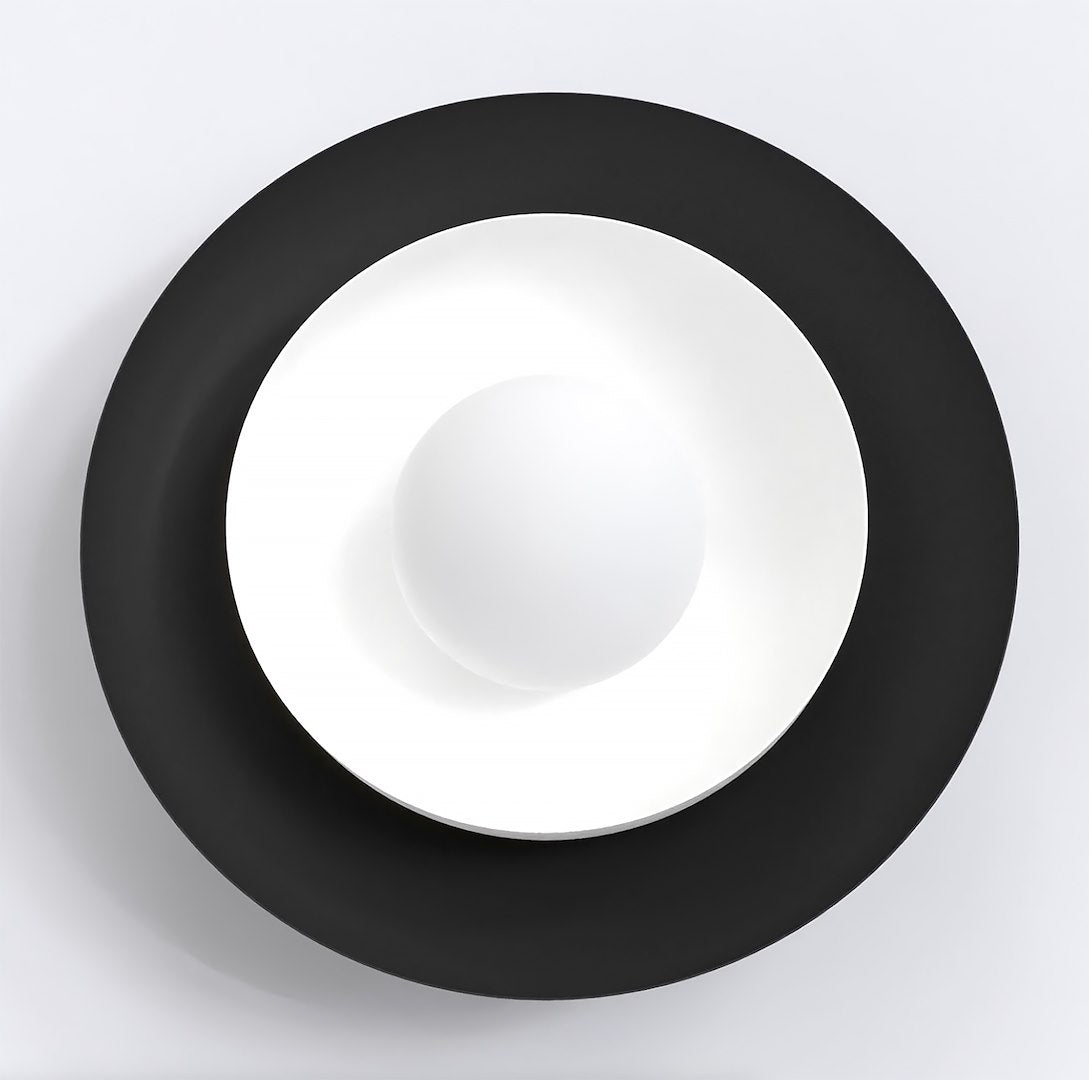 Wandlamp gepoedercoat staal Scandinavisch Poppi zwart met witte kap, G9 fitting, led max. 8 W