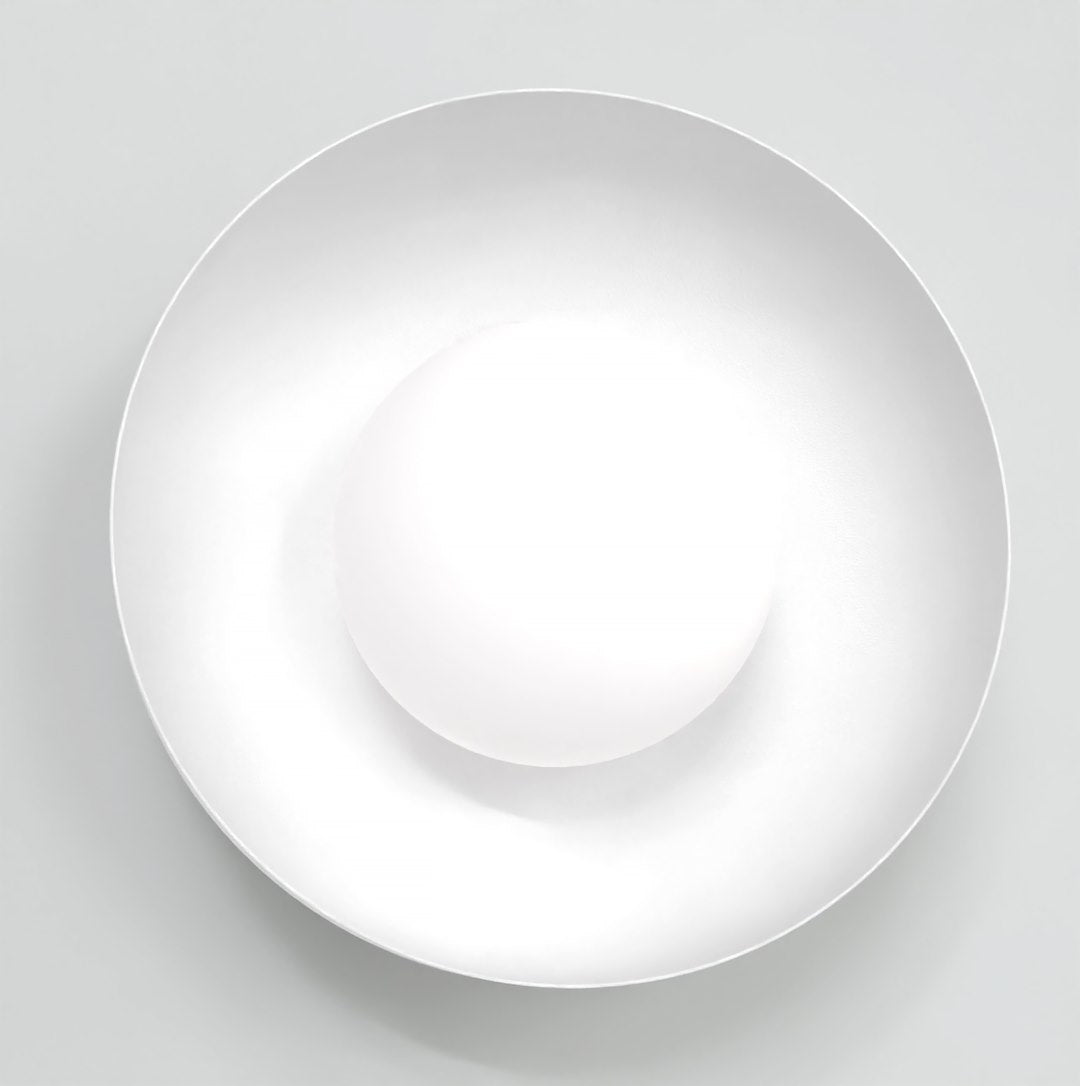 Wandlamp gepoedercoat staal minimalistisch Ozzy wit met zwarte basis, G9 LED max. 8 W – 20 x 20 x 13 cm