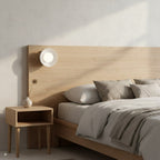 Wandlamp gepoedercoat staal minimalistisch Ozzy wit met zwarte basis, G9 LED max. 8 W – 20 x 20 x 13 cm