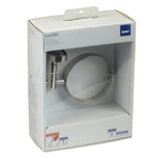 Haardrogerhouder roestvrij staal 18/10 hoogglans zilver Lucido 14,5 x 12,5 x 7,5 cm, wandmontage badkamer