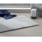Badmat Maja steengrijs 100 x 60 cm, antislip en geschikt voor vloerverwarming, badkamer