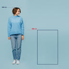 Badmat Maja steengrijs 100 x 60 cm, antislip en geschikt voor vloerverwarming, badkamer