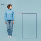 Badmat Maja granietgrijs 120 x 70 cm, zacht met antislip-onderzijde en geschikt voor vloerverwarming