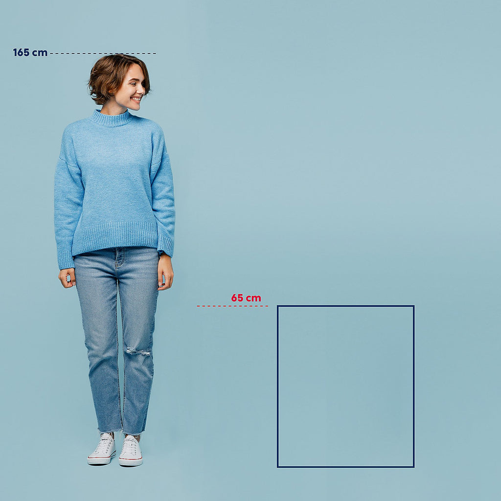 Badmat gerecycled polyester Ombre oudroze 65 x 55 cm, antislip en geschikt voor vloerverwarming
