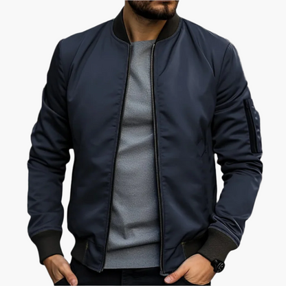 Men's bomber jacket transitional jacket modern streetwear – stylish & versatile for leisure and everyday use