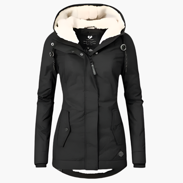 Women's winter coat with hood – waterproof outdoor jacket for everyday & leisure