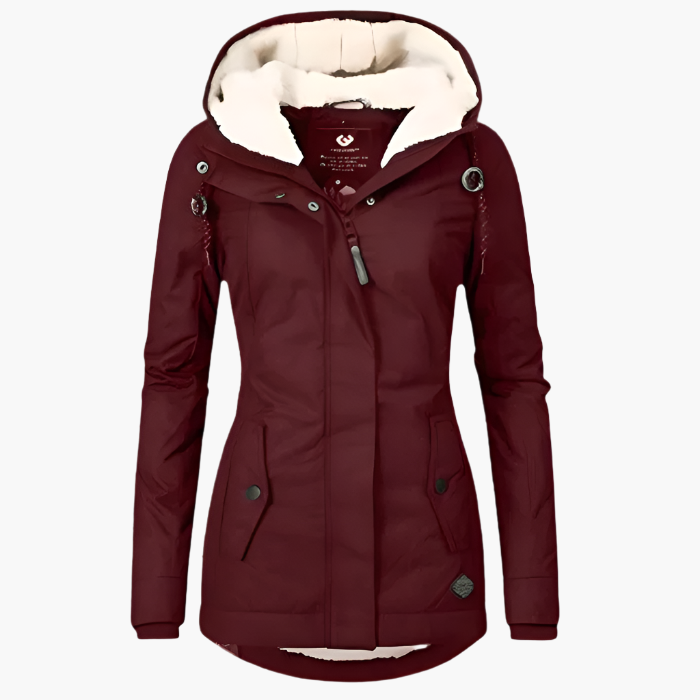 Women's winter coat with hood – waterproof outdoor jacket for everyday & leisure