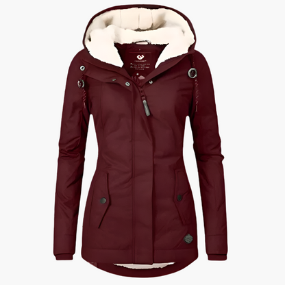 Women's winter coat with hood – waterproof outdoor jacket for everyday & leisure