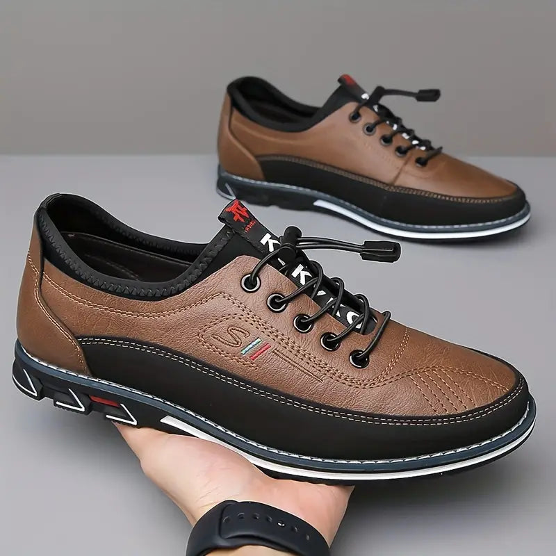Men's casual shoes modern comfort lace-up shoes for everyday and office
