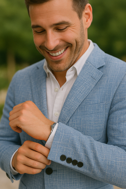 Men's Slim Fit Suit Two-Piece – Modern Work and Wedding Suit