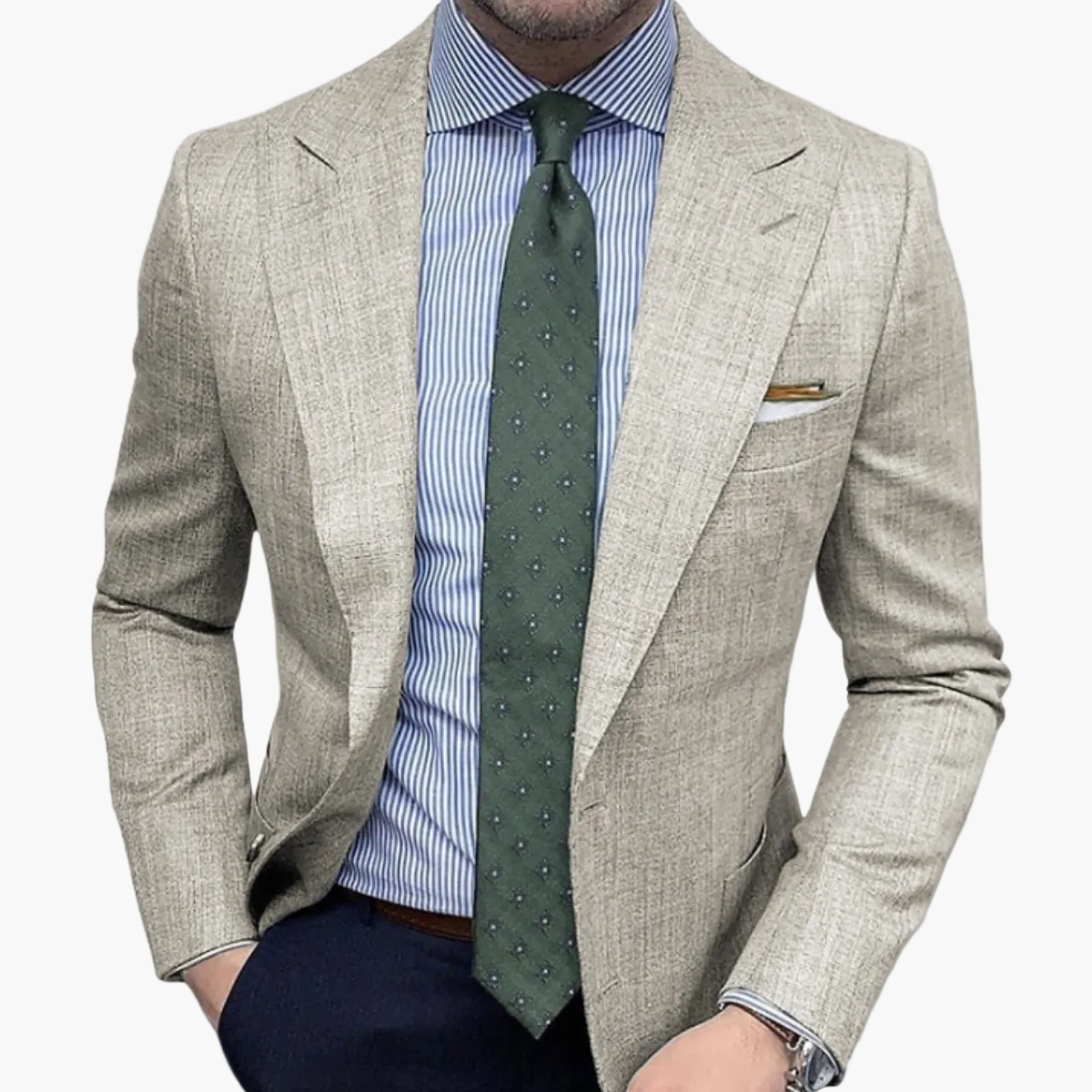 Men's Business Jacket Modern Slim – Stylish Jacket for Office, Dinner, and Events