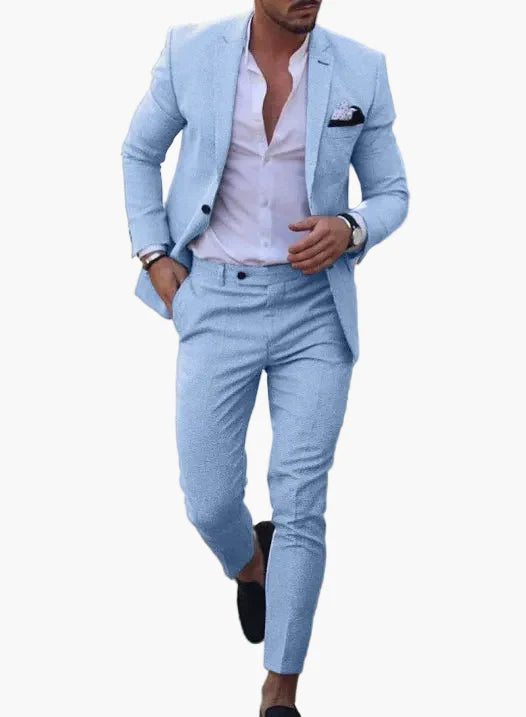 Men's Slim Fit Suit Modern Business & Party 2-piece for Summer and Event