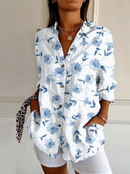 Jessie – Long-sleeved printed shirt