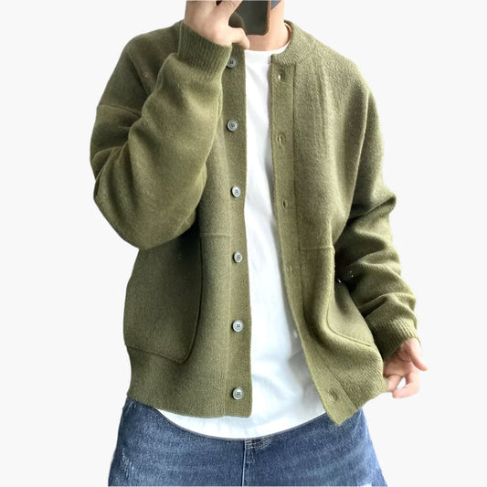 Herren Strickjacke Modern Casual – Bequemer Cardigan für Alltag und Freizeit