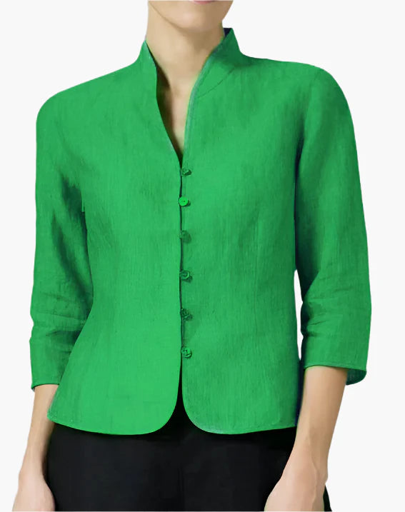 Damen Blazer mit Stehkragen – Eleganter Business-Look für Büro und besondere Anlässe