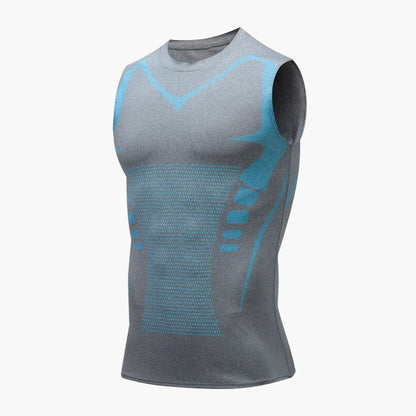 Men's Compression Tank Top Shapewear Sports Fitness Performance Shirt