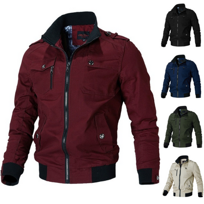 Men's Bomber Jacket Modern Style Versatile Everyday Casual Jacket
