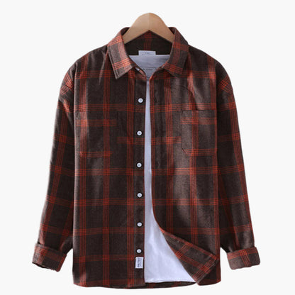 Men's Casual Shirt Checked – Modern Lumberjack Look Shirt for Everyday & Outdoor