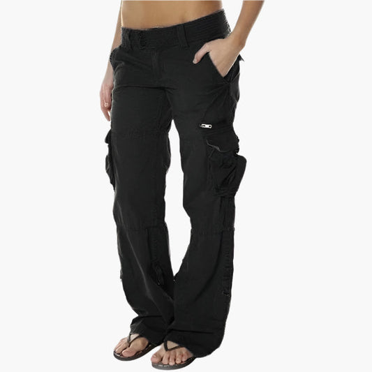 Women's Cargo Pants – Fashionable Streetwear Cargo Pants with Pockets, Leisure & Everyday Use