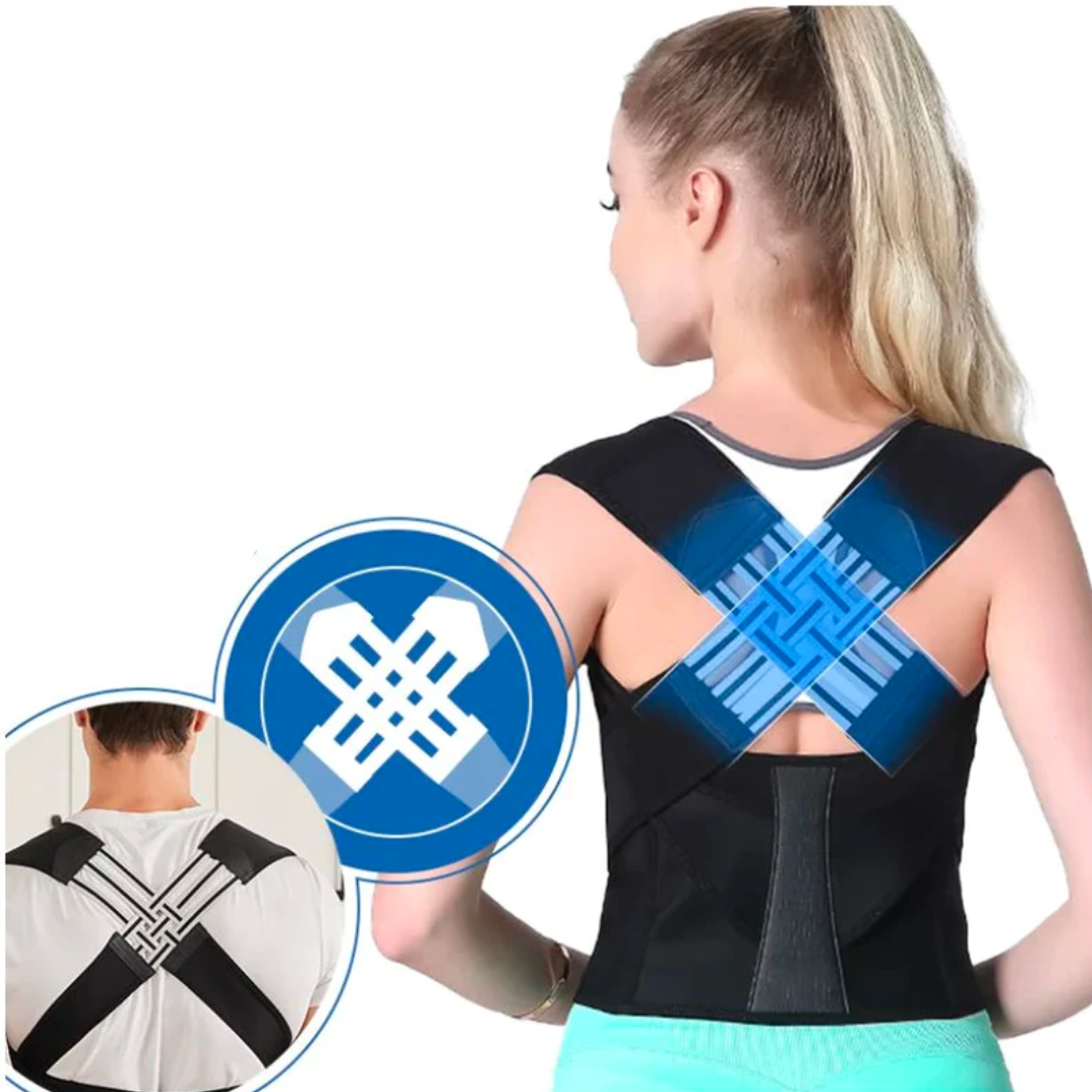 Posture Corrector Back Support for Men – Adjustable Straightener for Everyday Use, Office & Exercise